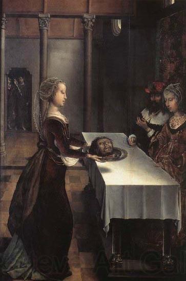 Juan de Flandes Herodias Revenge Norge oil painting art